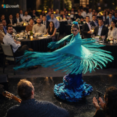 Flamenco show for luxury wedding in Barcelona Spain
